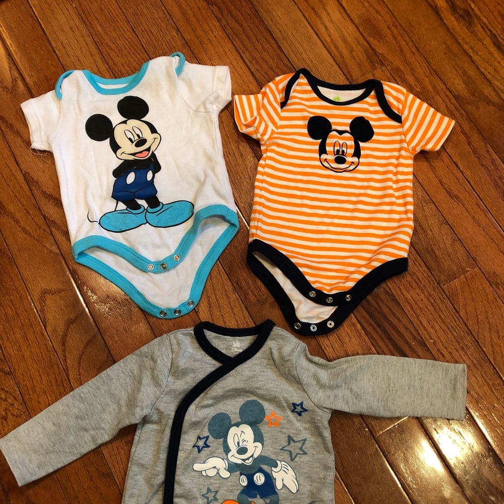 Disney shirt set 3/6 months